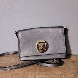 Kate Spade Silver Newbury Lane Sally Crossbody Purse